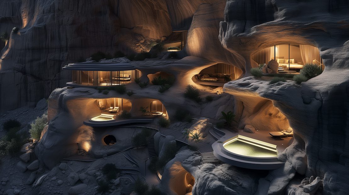 laoliwanyaogun_Modern_architectural_A_cave_hotel_design_nestled_5bebc79f-2619-4ad6-90a2-2981a11e0f38.jpeg