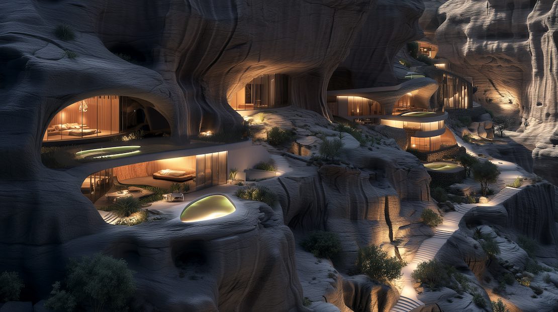 laoliwanyaogun_Modern_architectural_A_cave_hotel_design_nestled_0ecd8057-df6d-46b9-aa8e-95a029f04e97.jpeg